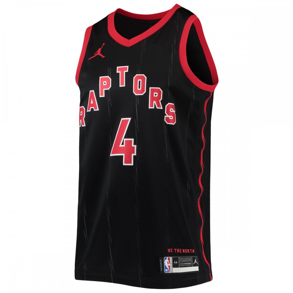 Scottie Barnes Toronto Raptors Jordan Brand 2021/22 Swingman Jersey - Statement Edition - Black-Pro Kit Vault | Brand New 26/27 Sports Jerseys